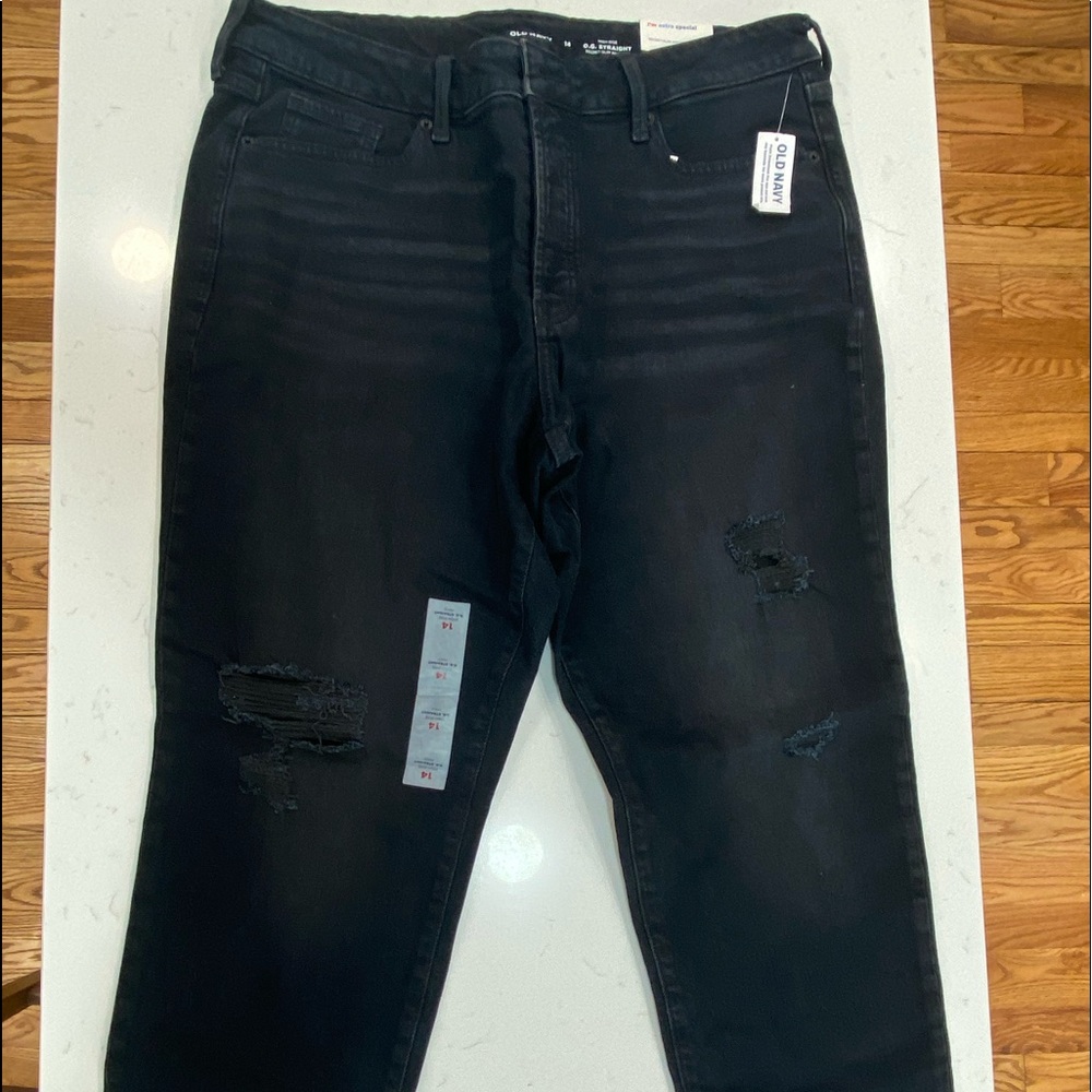 Old Navy high rise OG straight ankle jeans